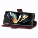 For Samsung Galaxy Z Fold4 5G LC.IMEEKE RFID Anti-theft Leather Phone Case(Red)