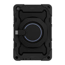 For Huawei MatePad T 10s / T10 Armor Contrast Color Silicone + PC Tablet Case(Black)