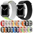 Nylon Watch Band For Apple Watch Series 8&7 45mm / SE 2&6&SE&5&4 44mm / 3&2&1 42mm(Green)