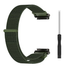 For Amazfit T-Rex2 Nylon Loop Buckle Watch Band(Army Green)