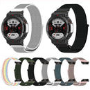 For Amazfit T-Rex2 Nylon Loop Buckle Watch Band(Powder Sand)