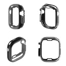 PET Film TPU Watch Case For Apple Watch Ultra(Silver)