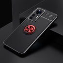 For Xiaomi Redmi K50 Ultra / 12T / 12T Pro Metal Ring Holder TPU Phone Case(Black+Red)