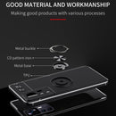 For Xiaomi Redmi K50 Ultra / 12T / 12T Pro Metal Ring Holder TPU Phone Case(Black)