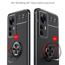 For Xiaomi Redmi K50 Ultra / 12T / 12T Pro Metal Ring Holder TPU Phone Case(Black)