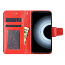 For Xiaomi Redmi K50 Ultra/Xiaomi 12T/Xiaomi 12T Pro Crystal Texture Horizontal Flip Leather Phone Case(Red)