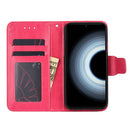 For Xiaomi Redmi K50 Ultra/Xiaomi 12T/Xiaomi 12T Pro Crystal Texture Horizontal Flip Leather Phone Case(Rose Red)