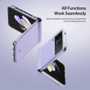 For Samsung Galaxy Z Flip4 DUX DUCIS Bril Series PU + TPU Phone Case(Purple)