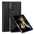For Samsung Galaxy Z Fold4 DUX DUCIS Bril Series PU + TPU Phone Case(Black)