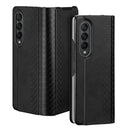 For Samsung Galaxy Z Fold4 DUX DUCIS Bril Series PU + TPU Phone Case(Black)