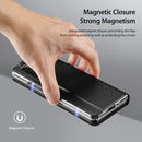 For Samsung Galaxy Z Fold4 DUX DUCIS Bril Series PU + TPU Phone Case(Black)