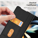 For Samsung Galaxy Z Fold4 DUX DUCIS Bril Series PU + TPU Phone Case(Black)