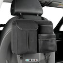 Car Seat Back Hanging Bag Sheepskin Leather Storage Bag With Hook(Blue)