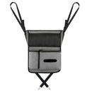 Car Center Console Hanging Bag Sheepskin Leather Storage Bag(Grey)