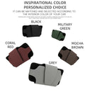 Car Glasses Storage Bag PU Leather Glasses Box(Grey)