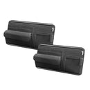Car Sun Viso Sheepskin Leather Storage Bag(Black)