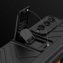 For Samsung Galaxy Z Fold4 GKK Integrated Magnetic Armor Flip Phone Case With Pen Box(Dark Green)