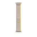 Nylon Watch Band For Apple Watch Ultra 49mm / Series 8&7 45mm / SE 2&6&SE&5&4 44mm(Beige)