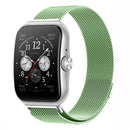 For OPPO Watch 3 Pro Milanese Stainless Steel Metal Watch Band (Mint Green)