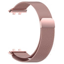 For OPPO Watch 3 Pro Milanese Stainless Steel Metal Watch Band (Rose Pink)
