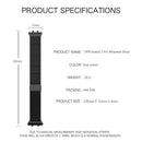 For OPPO Watch 3 Pro Milanese Stainless Steel Metal Watch Band (Orange)