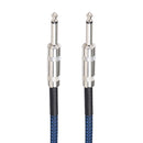 TC048BL 6.35mm Plug Male to Male Electric Guitar Mono Audio Cable, Length:5m