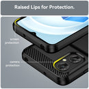 For Xiaomi Poco M5 4G Brushed Texture Carbon Fiber TPU Case(Black)