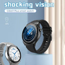 GW69 Plus Smart Watch, Support BT Call / Heart Rate / Blood Pressure / Blood Oxygen(Sliver + Silicone Strap Grey)