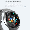 GW69 Plus Smart Watch, Support BT Call / Heart Rate / Blood Pressure / Blood Oxygen(Sliver + Silicone Strap Grey)