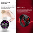 GW69 Plus Smart Watch, Support BT Call / Heart Rate / Blood Pressure / Blood Oxygen(Silver + Leather Strap Brown)