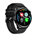GW69 Smart Watch, Support BT Call / Heart Rate / Blood Pressure / Blood Oxygen(Black + Silicone Strap Black)