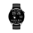 GW69 Smart Watch, Support BT Call / Heart Rate / Blood Pressure / Blood Oxygen(Sliver + Silicone Strap Black)