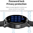 GW69 Smart Watch, Support BT Call / Heart Rate / Blood Pressure / Blood Oxygen(Black + Leather Strap Black)