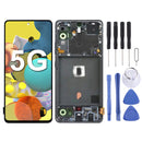 Original Super AMOLED LCD Screen For Samsung Galaxy A51 5G SM-A516 Digitizer Full Assembly with Frame