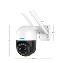 ESCAM QF212 4MP 8XZoom AI Humanoid Detection Auto Tracking WiFi IP Camera, Plug Type:EU Plug