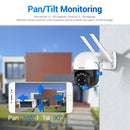 ESCAM QF212 4MP 8XZoom AI Humanoid Detection Auto Tracking WiFi IP Camera, Plug Type:US Plug