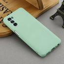 For Motorola Moto G62 5G Pure Color Liquid Silicone Shockproof Full Coverage Phone Case(Green)