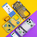 For iPhone 14 Pro ROCK InShare Travel Series PC+TPU Phone Case(Deep Space Tour)