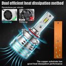 K9 1 Pair 9005 / HB3 6000K / 3000LM / 30W / DC10-32V IP68 Waterproof Car LED Headlight