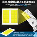 K9 1 Pair 9006 / HB4 6000K / 3000LM / 30W / DC10-32V IP68 Waterproof Car LED Headlight