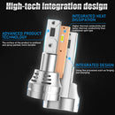 K9 1 Pair 9012 6000K / 3000LM / 30W / DC10-32V IP68 Waterproof Car LED Headlight