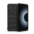 For Xiaomi Redmi K50 Ultra / Xiaomi 12T Magic Shield TPU + Flannel Phone Case(Black)
