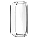 For OPPO Band 2 Tempered Glass Film PC Watch Case(Transparent)