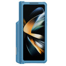 For Samsung Galaxy Z Fold4 5G NILLKIN Black Mirror Pro Series Camshield PC Phone Case with Pen Slot, Set Version(Blue)