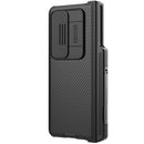 For Samsung Galaxy Z Fold4 5G NILLKIN Black Mirror Pro Series Camshield PC Phone Case with Pen Slot, Set Version(Black)
