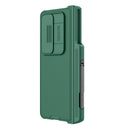For Samsung Galaxy Z Fold4 5G NILLKIN Black Mirror Pro Series Camshield PC Phone Case with Pen Slot, Set Version(Green)