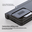 For Samsung Galaxy Z Fold4 5G NILLKIN Black Mirror Pro Series Camshield PC Phone Case with Pen Slot, Set Version(Green)