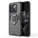 For OnePlus 10T 5G / Ace Pro 5G Magnetic Ring Holder PC + TPU Phone Case(Black)