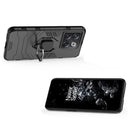 For OnePlus 10T 5G / Ace Pro 5G Magnetic Ring Holder PC + TPU Phone Case(Black)