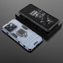 For OnePlus 10T 5G / Ace Pro 5G Magnetic Ring Holder PC + TPU Phone Case(Navy Blue)